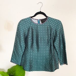 J. Crew Collection Tailored Silk Blouse